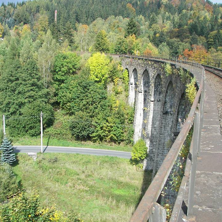 Oprava mostu v km 21,226 trati Liberec - Szklarska Poreba