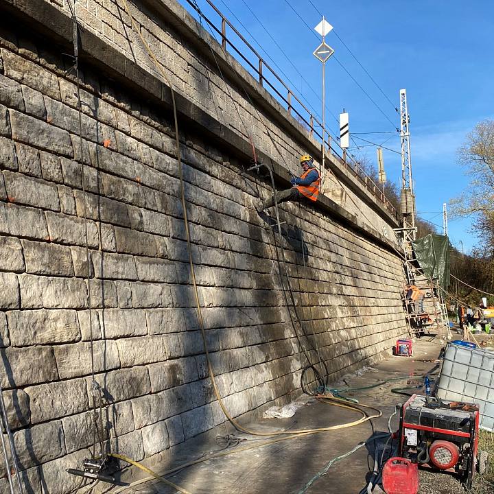 Oprava mostních objektů v úseku Děčín - Prostřední Žleb - st. hranice SRN